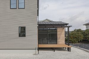 解放感のある南向きの家