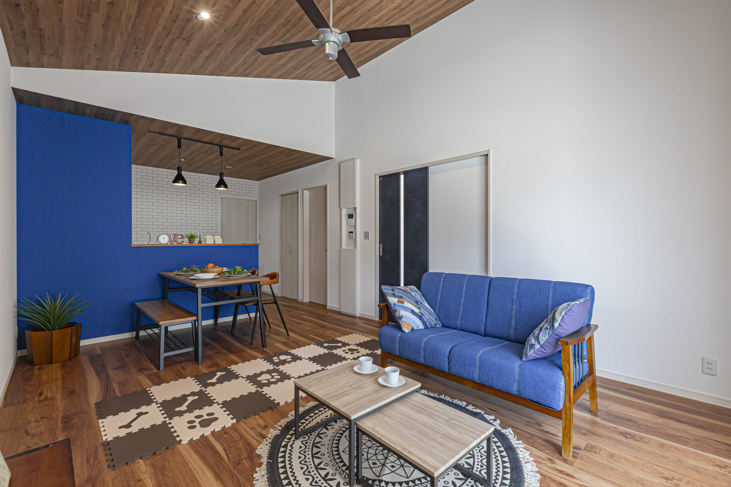 平屋なのに、勾配天井が特徴的なお家　～半田店～