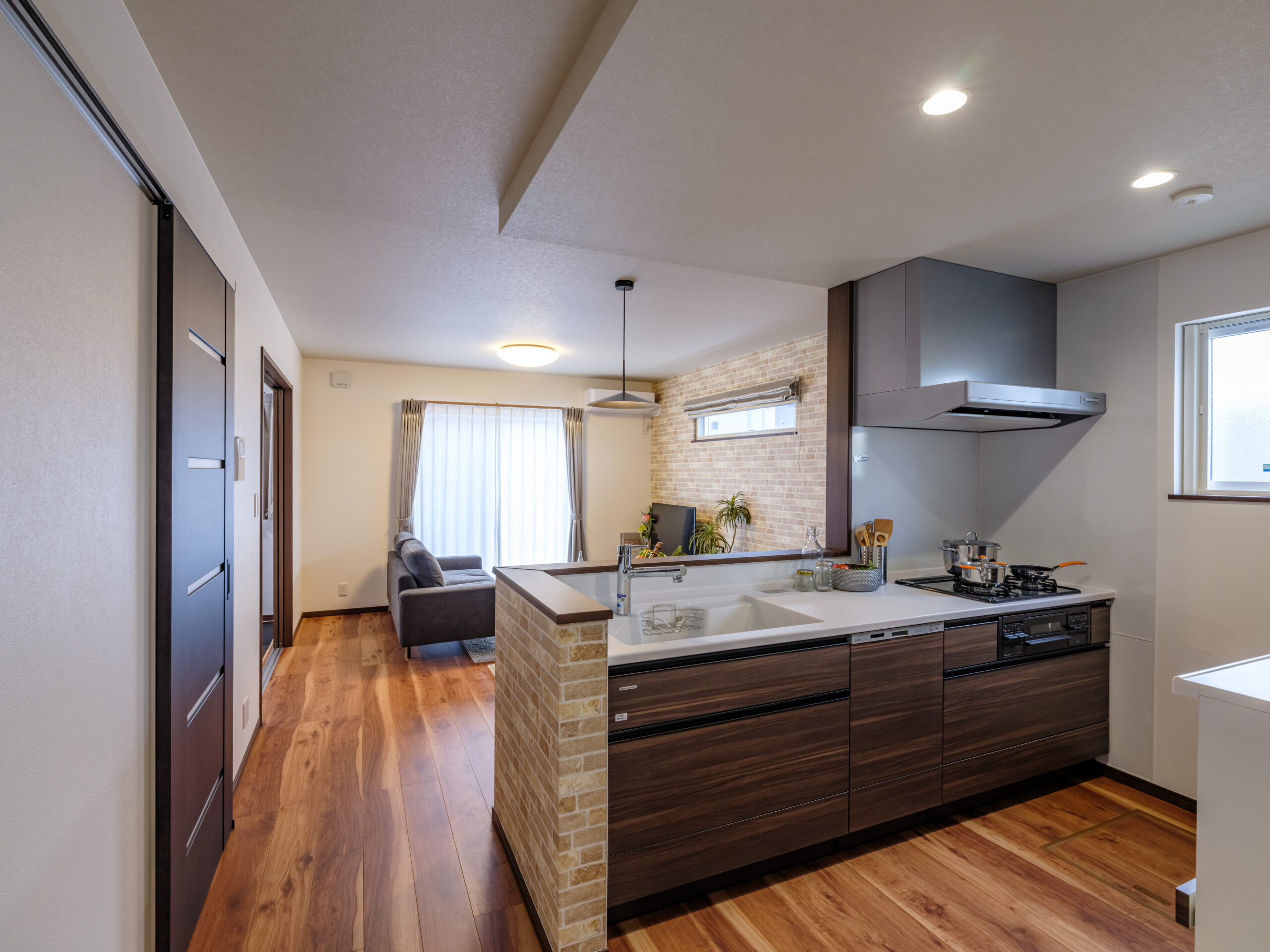 島田市の平屋注文住宅｜キッチン