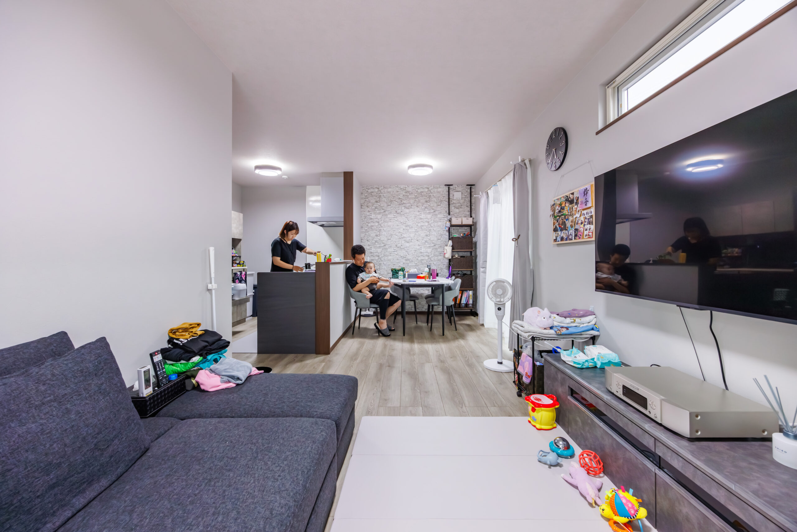 スタイリッシュでカッコイイを追求した2階建ての家