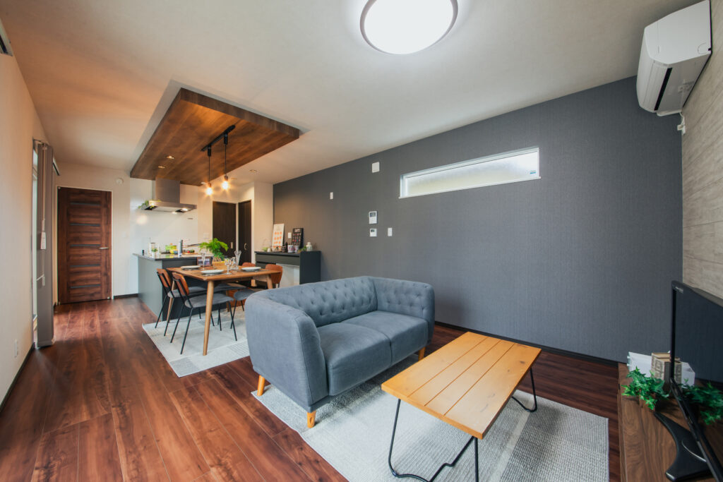 光とシックをまとうおしゃれで賢い動線の平屋
