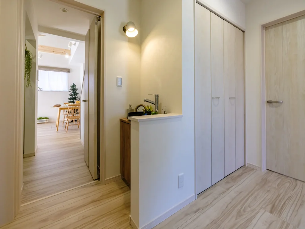 富士市の平屋注文住宅の玄関