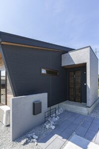 23坪 インダストリアルデザインの平屋
