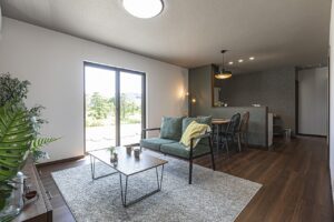 23坪 インダストリアルデザインの平屋