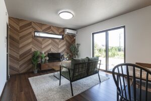 23坪 インダストリアルデザインの平屋