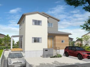 内野台１丁目【ウッドデッキ×土間収納の家】