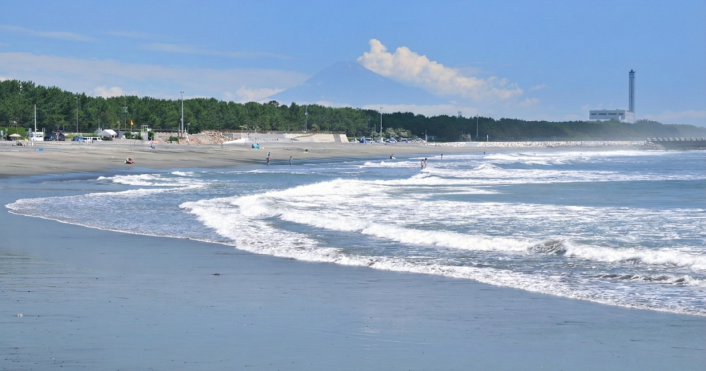 牧之原市の海岸