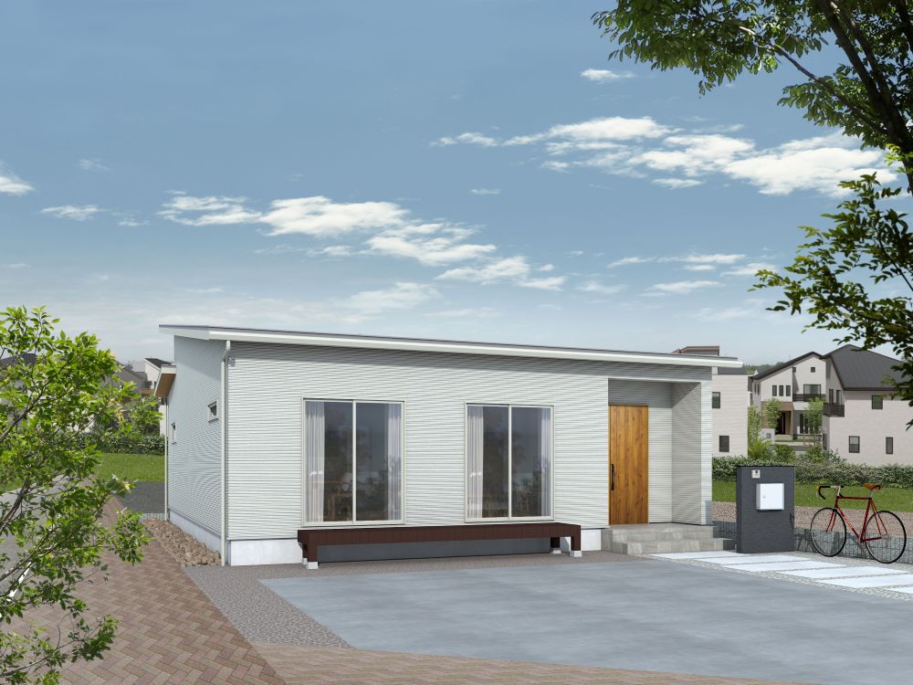 2026年１月末OPEN予定◆北方町柱本町 C区画◆3LDK 平屋◆駐車3台可◆名古屋まで好アクセス♪