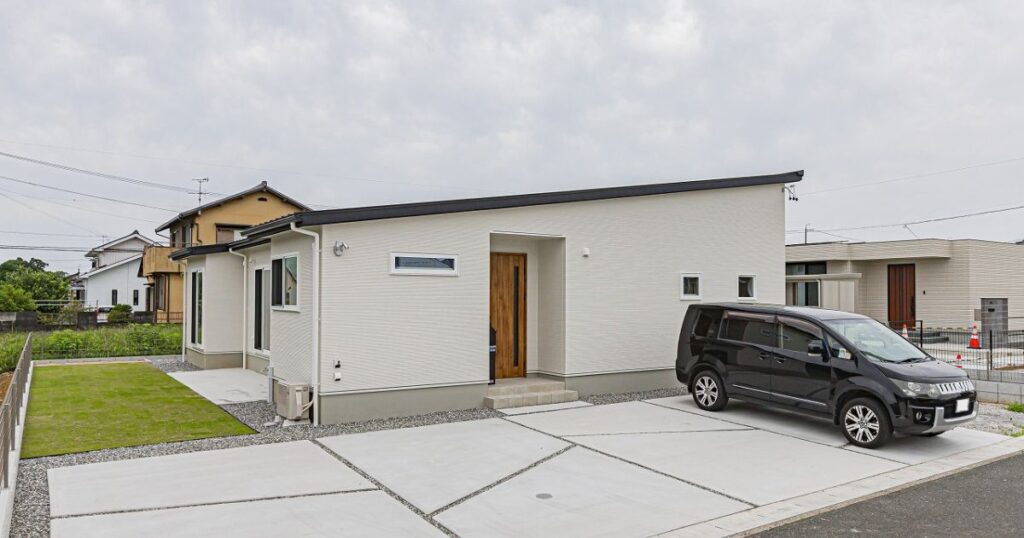 ただいま手洗い動線の白い平屋〜有玉店〜