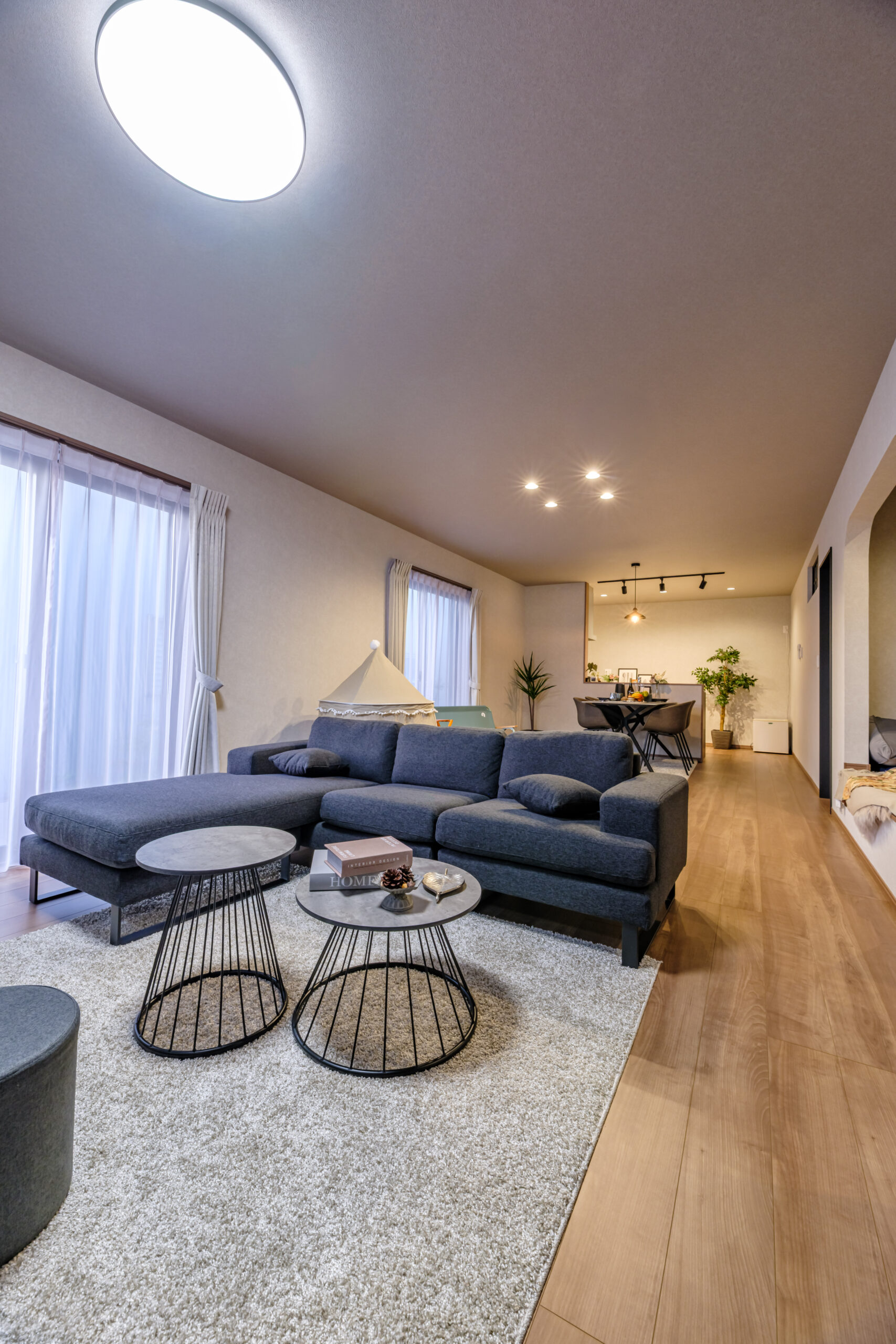 モノトーンでまとめたかっこいい平屋～藤枝店～