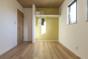 配色にこだわったグレージュの家