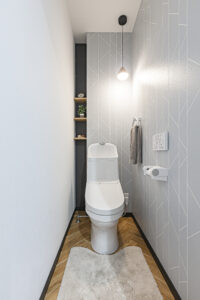 お家の真ん中に配置されたｳｫｰｸｲﾝｸﾛｰｾﾞｯﾄは家族全員が使いやすく便利です。