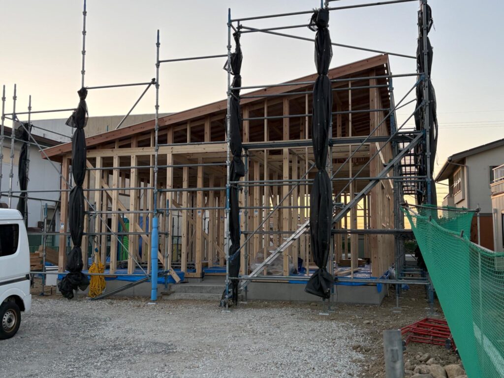 磐田市お客様邸✿上棟しました