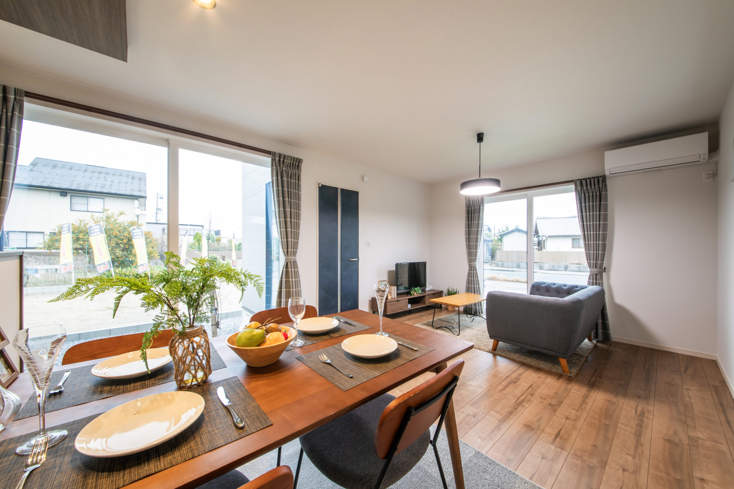 中庭のある平屋の住まい