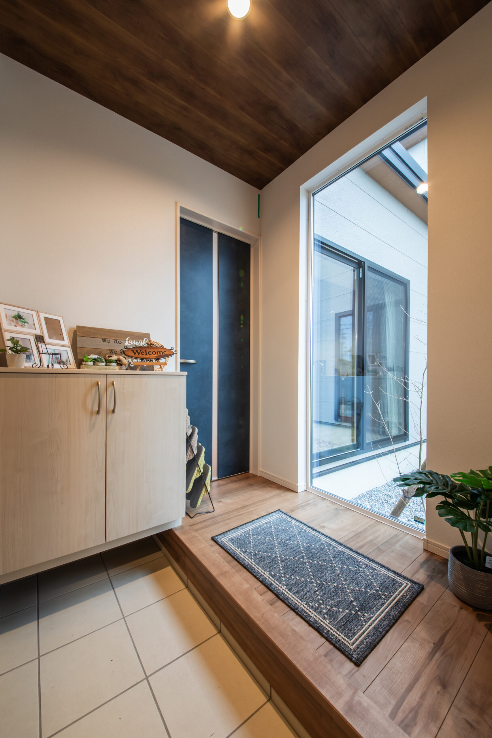 中庭のある平屋の住まい