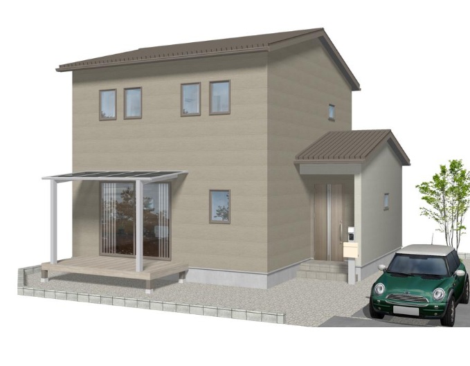 NEW！2026/6月　浜松市中央区和合北4丁目　2階建て／ウッドデッキ×土間収納